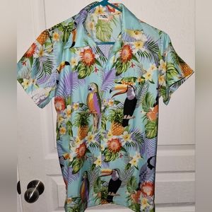 Mens Parrot Hawaiian shirt